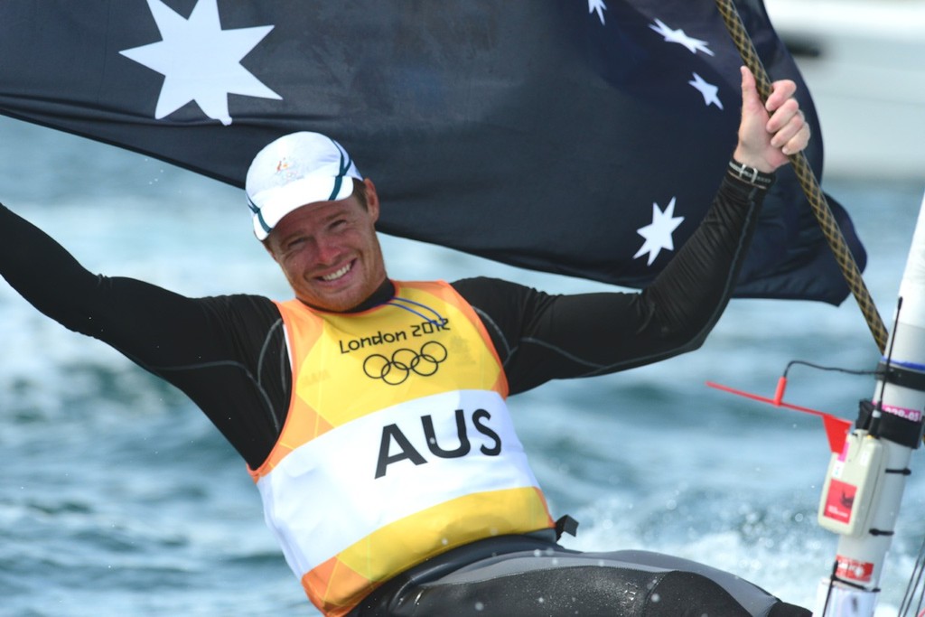 Tom Slingsby wins Gold &copy; Sail-World.com http://www.sail-world.com